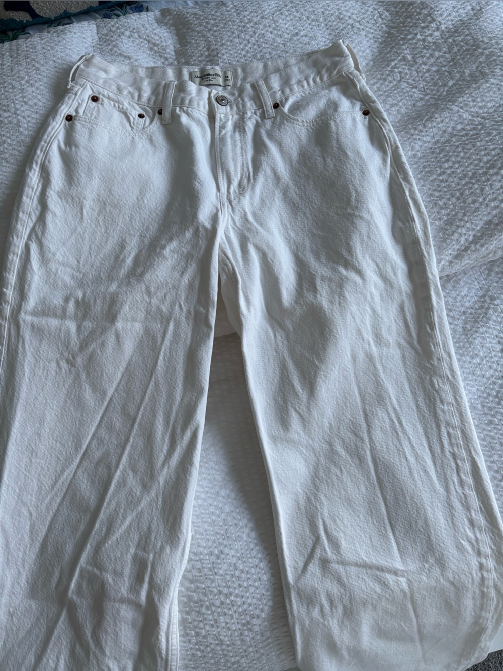 Abercrombie & Fitch White Jeans